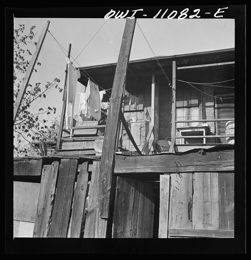 Washington (southwest section), D.C. Detail of the structure of a Negro home