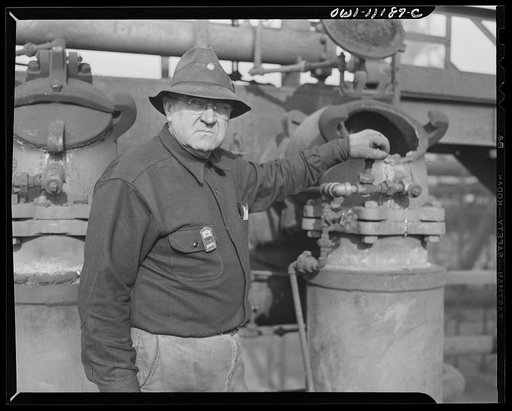 Hanna furnaces of the Great Lakes Steel Corporation. Detroit, Michigan. Foreman of coke ovens