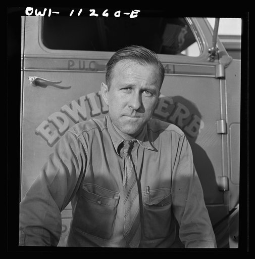 Lititz, Pennsylvania. Truckman who delivers coal