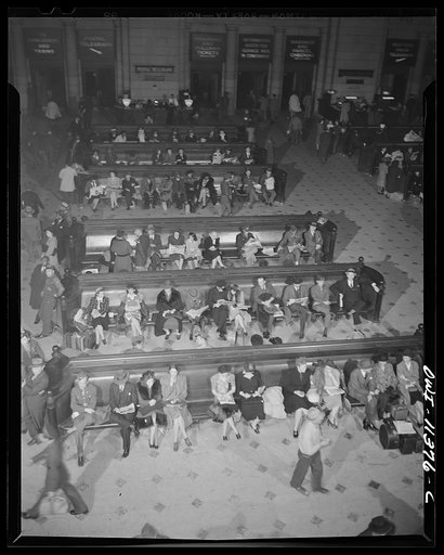 Untitled photo, possibly related to: Washington, D.C. Interior of the Union Station