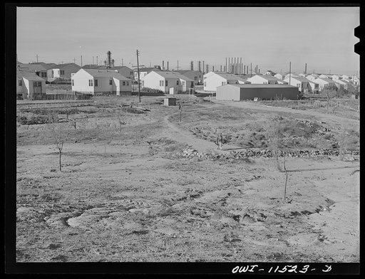 Phillips refinery. Borger, Texas. Workers' houses
