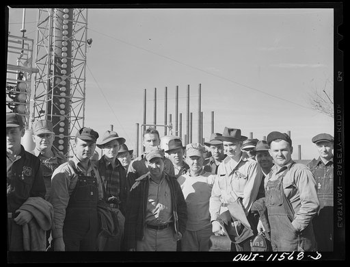Phillips refinery. Borger, Texas. Workers