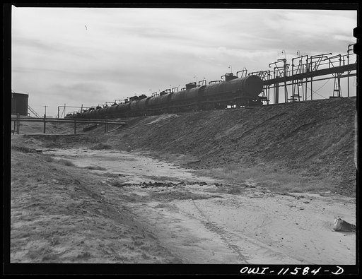 Phillips refinery. Borger, Texas. Loading rack