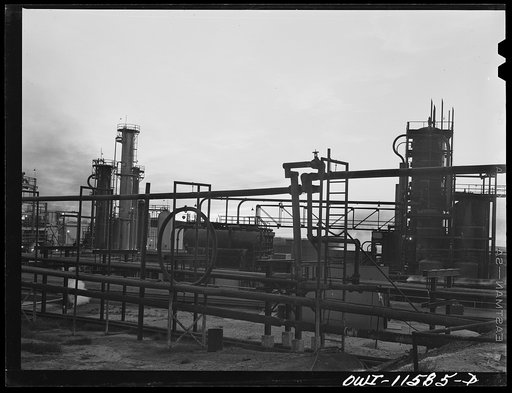 Untitled photo, possibly related to: Phillips refinery. Borger, Texas