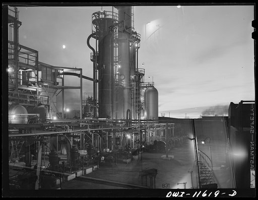 Untitled photo, possibly related to: Phillips refinery. Borger, Texas
