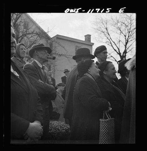 Lititz, Pennsylvania. Bidders at a public sale