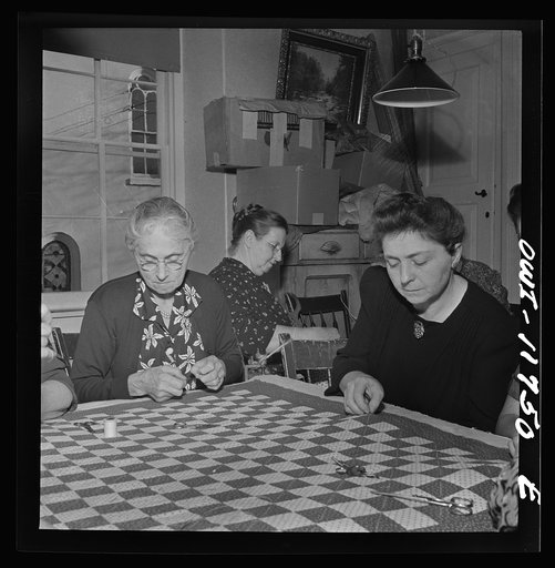 Lititz, Pennsylvania. Moravian sewing circle