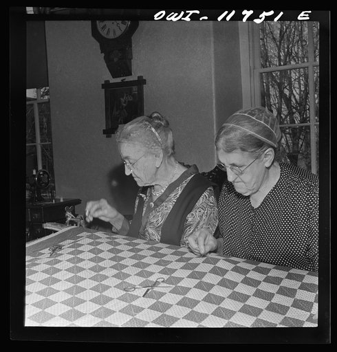 Lititz, Pennsylvania. Moravian sewing circle