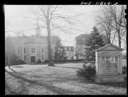 Lititz, Pennsylvania. Moravian church