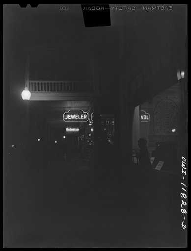 Untitled photo, possibly related to: Lititz, Pennsylvania. Main street on Armistice Day