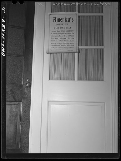Lititz, Pennsylvania. Sign in the hall of the Moravian Sunday school. The Women's Christian Temperance Union is a strong influence in the church