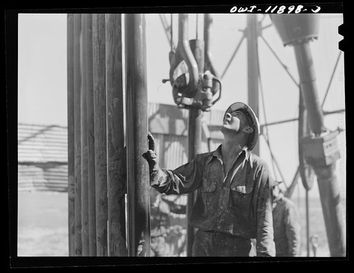 Untitled photo, possibly related to: Andrews County, Texas. Roughneck
