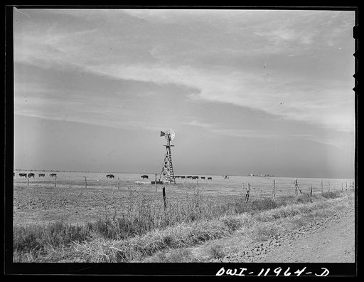Deaf Smith County, Texas. Panhandle landscape