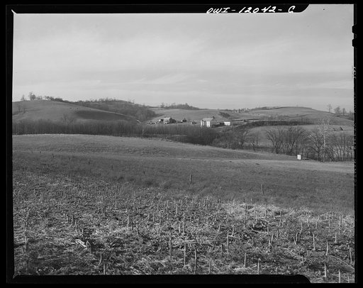 Pittsburgh, Pennsylvania (vicinity). Champion no. 1 coal cleaning plant. Farm lands over the coal beds