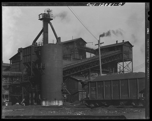 Untitled photo, possibly related to: Pittsburgh, Pennsylvania (vicinity). Champion no. 1 coal cleaning plant