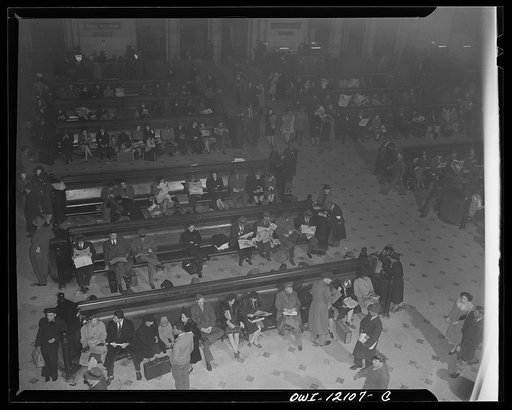 Untitled photo, possibly related to: Washington, D.C. Interior of the Union Station