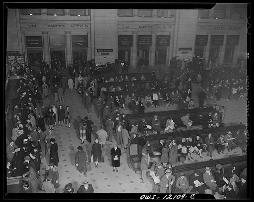 Untitled photo, possibly related to: Washington, D.C. Interior of the Union Station