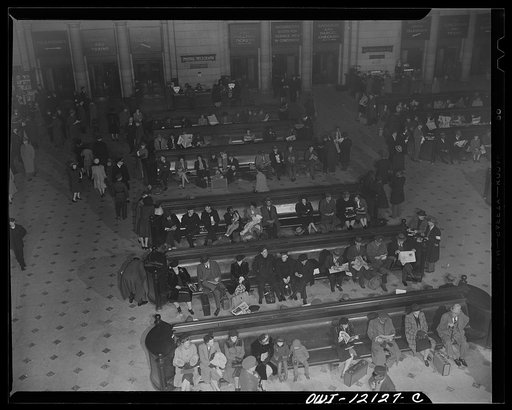 Untitled photo, possibly related to: Washington, D.C. Interior of the Union Station
