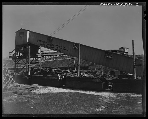 Untitled photo, possibly related to: Pittsburgh, Pennsylvania (vicinity). Westland coal mine