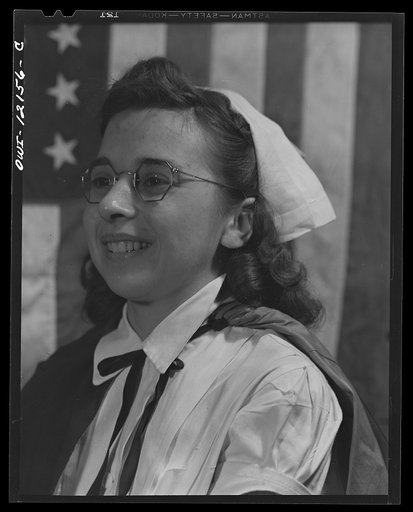 Pittsburgh, Pennsylvania (vicinity). Montour no. 4 mine of the Pittsburgh Coal Company. Miner's wife, who is an Office of Civilian Defense first aid nurse