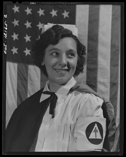 Pittsburgh, Pennsylvania (vicinity). Montour no. 4 mine of the Pittsburgh Coal Company. Miner's wife, who is an Office of Civilian Defense first aid nurse