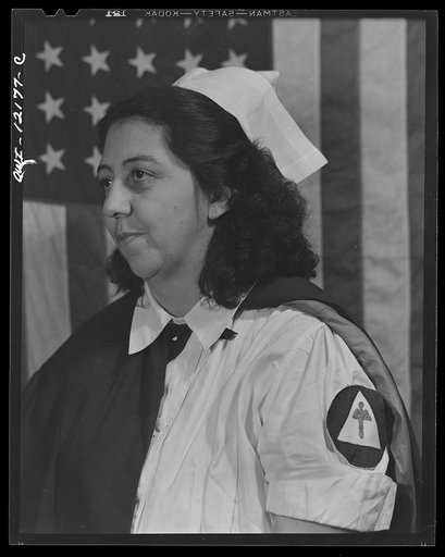 Pittsburgh, Pennsylvania (vicinity). Montour no. 4 mine of the Pittsburgh Coal Company. Miner's wife, a member of the Office of Civilian Defense first aid group