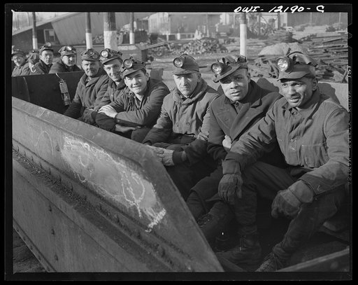 Pittsburgh, Pennsylvania (vicinity). Westland coal mine. Enroute to work