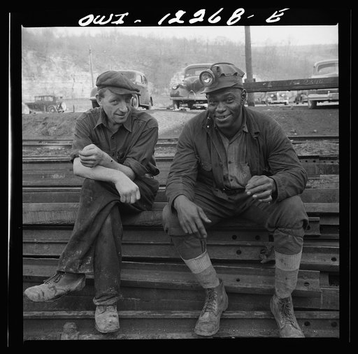 Pittsburgh, Pennsylvania (vicinity). Montour no. 4 mine of the Pittsburgh Coal Company. Miners waiting to go underground