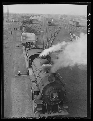 Chicago, Illinois. General view of one of the Chicago and Northwestern Railroad yards