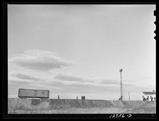 Untitled photo, possibly related to: Chicago, Illinois. Yard crew repairing tracks at the hump and classification yard at a Chicago and Northwestern Railroad