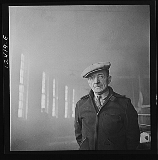 Chicago, Illinois. Mr. J. Ball, roundhouse foreman at a Chicago and Northwestern Railroad yard