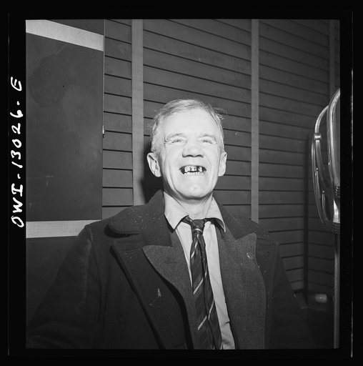 New York, New York. Merchant seamen's Christmas party at the Andrew Feruseth Club on Christmas Day. Old-timer merchant seaman