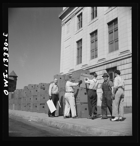 Miscellaneous lot of photographs by Barbara Wright, e.g. University of Virginia, Franconia, New Hampshire, Maine. Bringing ballot boxes out of storage