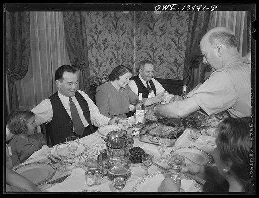 New York, New York. Sunday dinner in the Martinetti home. He is a restaurant owner who lives in the Bronx. He is one of three partners in the restaurant, it is on lower Fifth Avenue, which caters to businessmen
