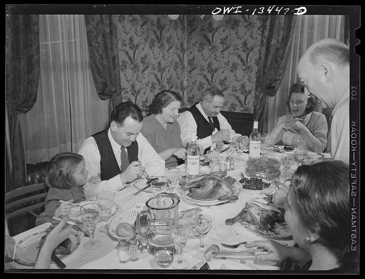New York, New York. Sunday dinner in the Martinetti home. He is a restaurant owner who lives in the Bronx. He is one of three partners in the restaurant, it is on lower Fifth Avenue, which caters to businessmen