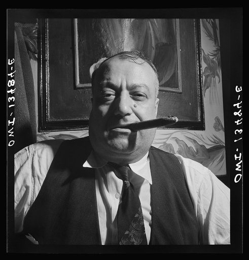 New York, New York. Jo Levy, Jewish-Turkish-American owner of a nightclub on Allen Street