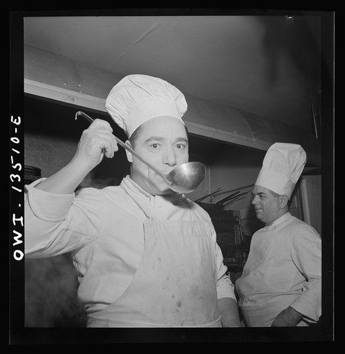 New York, New York. Chef at the Sixty-Eight restaurant on Fifth Avenue at Thirteenth Street