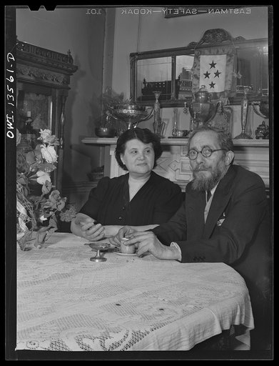 New York, New York. Mr. and Mrs. Raymond [i.e. Raimondo] Fazio. They have four sons in the United States Army. One is in Africa, the others in training in the United States