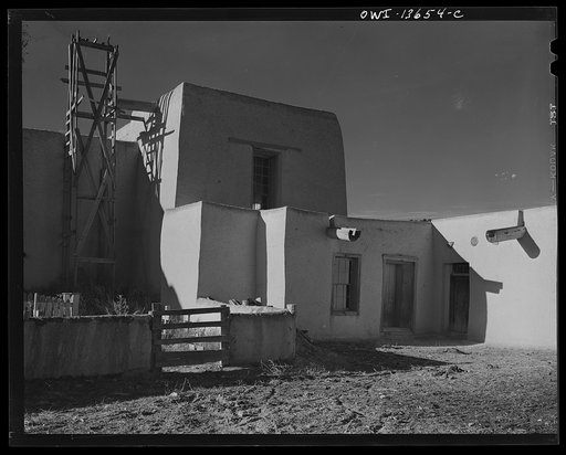 Trampas, New Mexico. The church of Trampas was built in 1700 and after nearly 200 years is untouched by time, and remains the best-preserved colonial mission in the Southwest