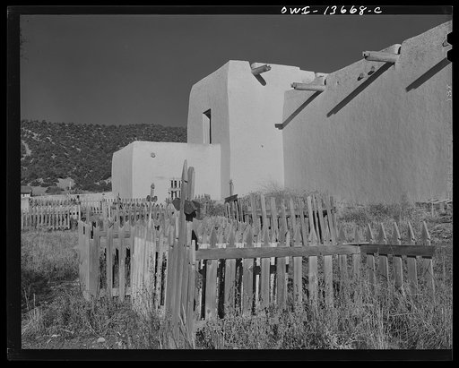 Trampas, New Mexico. The Church of Trampas was built in 1700 and after nearly 200 years is untouched by time, and remains the best-preserved colonial mission in the Southwest