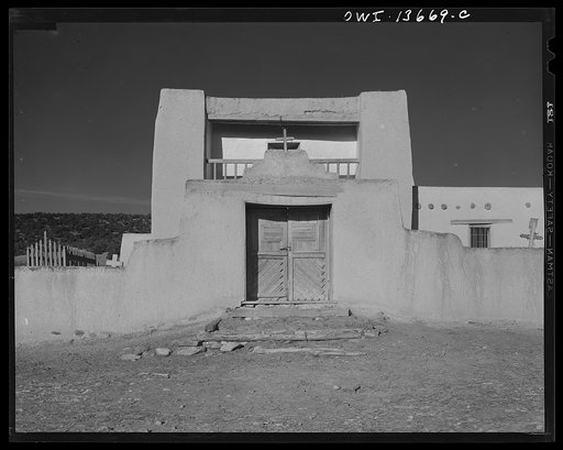 Trampas, New Mexico. The Church of Trampas was built in 1700 and after nearly 200 years is untouched by time, and remains the best-preserved colonial mission in the Southwest