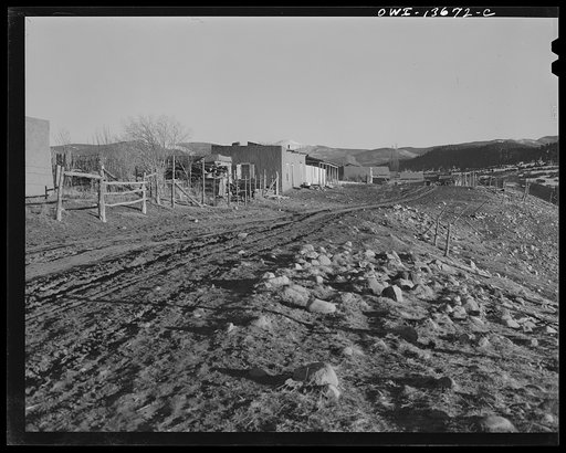 On the road to Llano Largo, near Penasco, Taos County, New Mexico