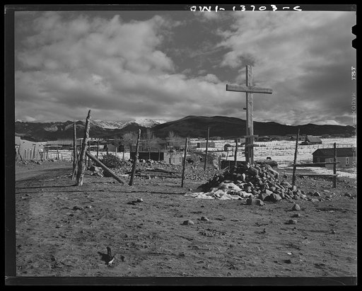 Truchas, New Mexico. The Penitente cross