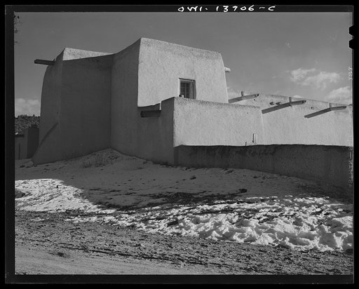 Trampas, New Mexico. The church of Trampas was built in 1700 and after nearly 200 years is untouched by time, and remains the best-preserved colonial mission in the Southwest