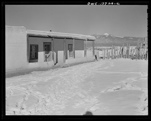 Untitled photo, possibly related to: Taos Mountain as seen from Llano Quemado, New Mexico