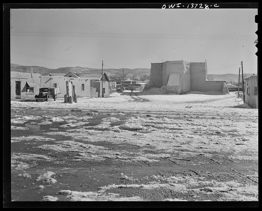 Ranchos de Taos, New Mexico. The plaza