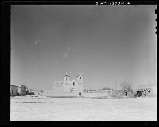 Ranchos de Taos, New Mexico. A church
