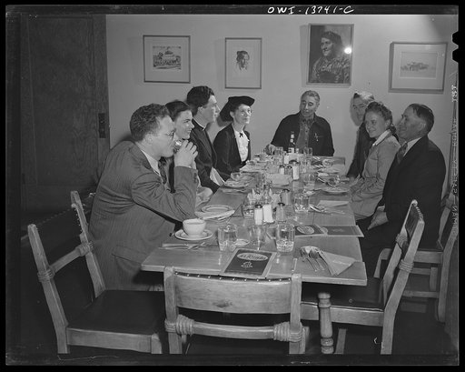 Taos, New Mexico. Meeting of the Board of directors of the Taos County cooperative health association. Secretary, four Spanish-Americans representing the different regions; Father Cassidy from Penasco; a nurse from Questa; a nurse from Penasco; Father Smith from Questa; and the local FSA (Farm Secur