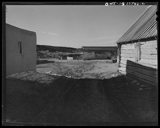 Trampas, Taos County, New Mexico. The plaza
