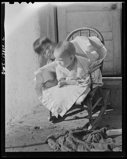 Taos, New Mexico. Spanish-American brother and sister